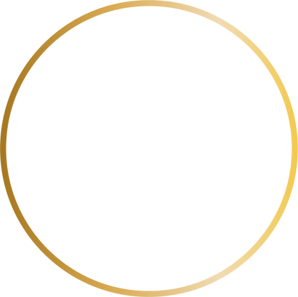 Gradient Gold Round Frame